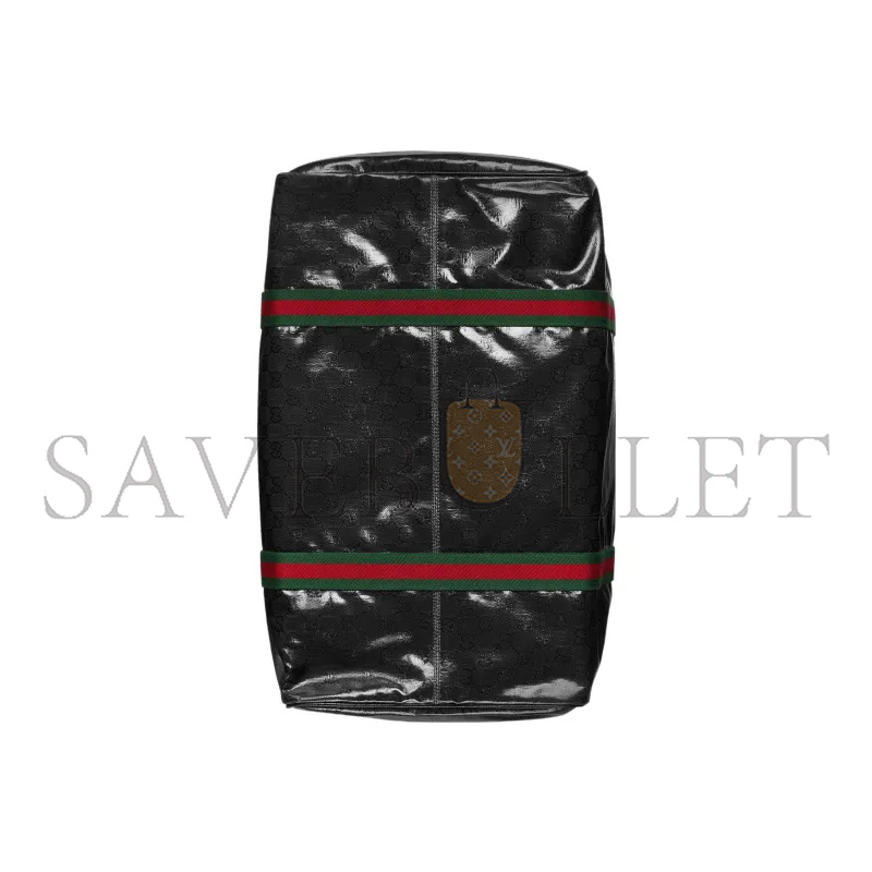 GUCCI MEDIUM DUFFLE BAG WITH WEB 758664 (45.5*29*27cm)